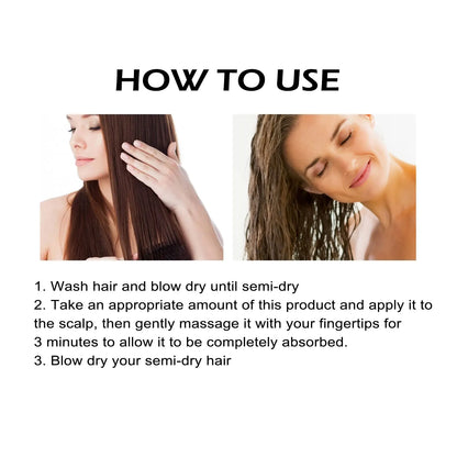 Organic Black Castor Oil Hair Growth Serum - Moisturizing Essential Oil for Hair Loss Prevention - ZOOMNSTORE