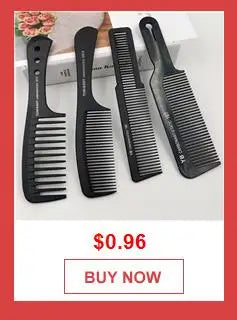 Black Flattop Hair Comb - Wide Tooth Professional Hair Cutting Comb for Men’s Styling - ZOOMNSTORE