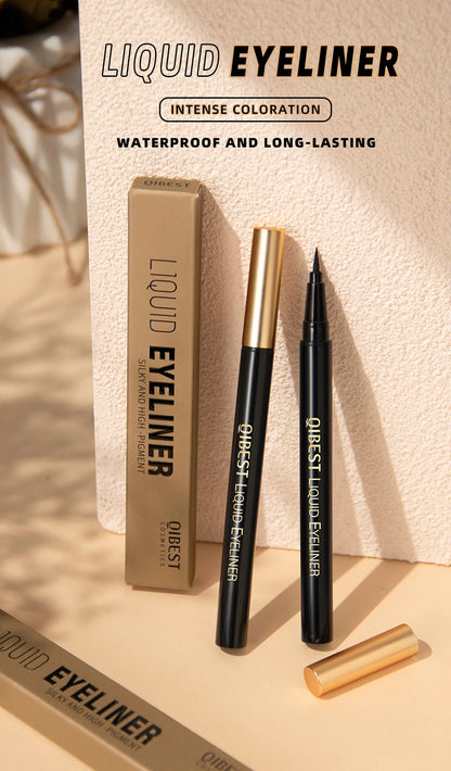 Black Liquid Eyeliner - Waterproof, Quick Drying & Smudge Proof Eye Makeup Pen - ZOOMNSTORE