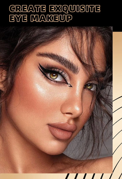Black Liquid Eyeliner - Waterproof, Quick Drying & Smudge Proof Eye Makeup Pen - ZOOMNSTORE