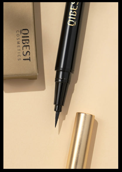 Black Liquid Eyeliner - Waterproof, Quick Drying & Smudge Proof Eye Makeup Pen - ZOOMNSTORE