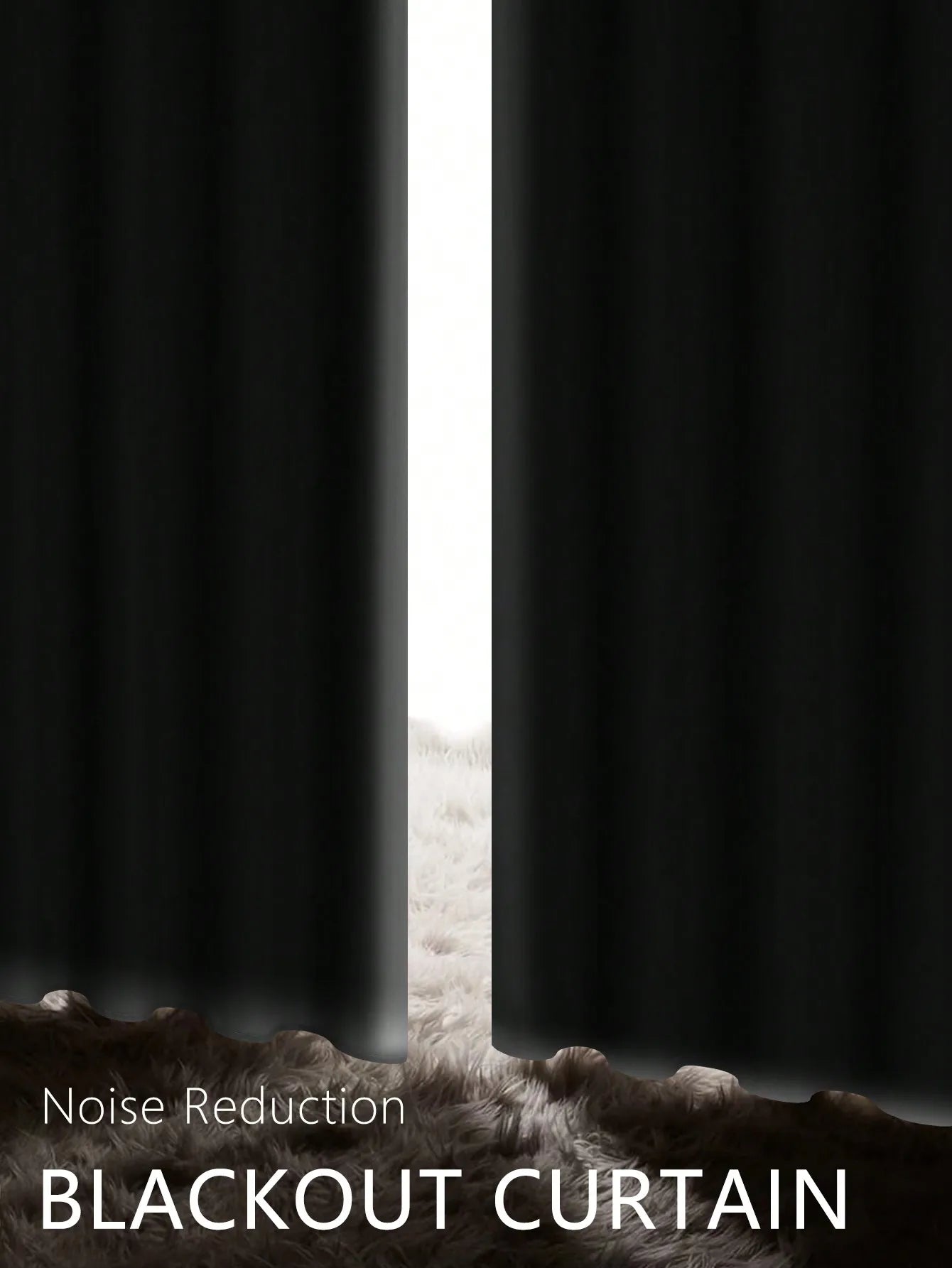 Blackout Curtain Insulated - Modern Style Solid Color Window Treatment with Removable Lining - ZOOMNSTORE