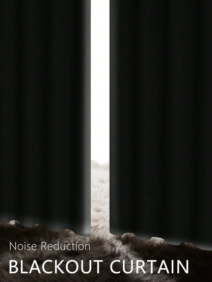 Blackout Curtain Insulated - Modern Style Solid Color Window Treatment with Removable Lining - ZOOMNSTORE