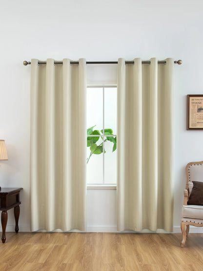 Blackout Curtain Insulated - Modern Style Solid Color Window Treatment with Removable Lining - ZOOMNSTORE