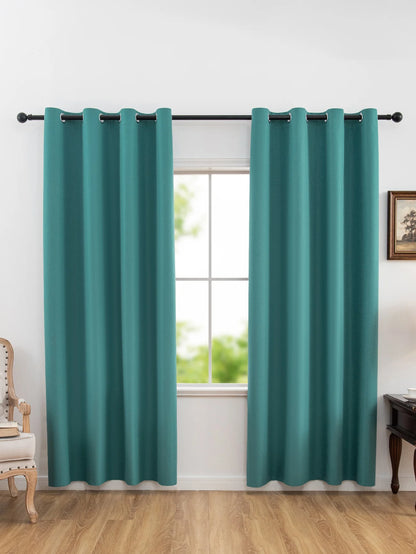 Blackout Curtain Insulated - Modern Style Solid Color Window Treatment with Removable Lining - ZOOMNSTORE