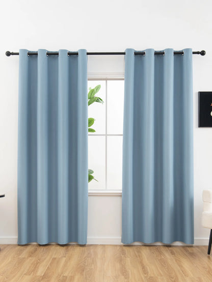 Blackout Curtain Insulated - Modern Style Solid Color Window Treatment with Removable Lining - ZOOMNSTORE