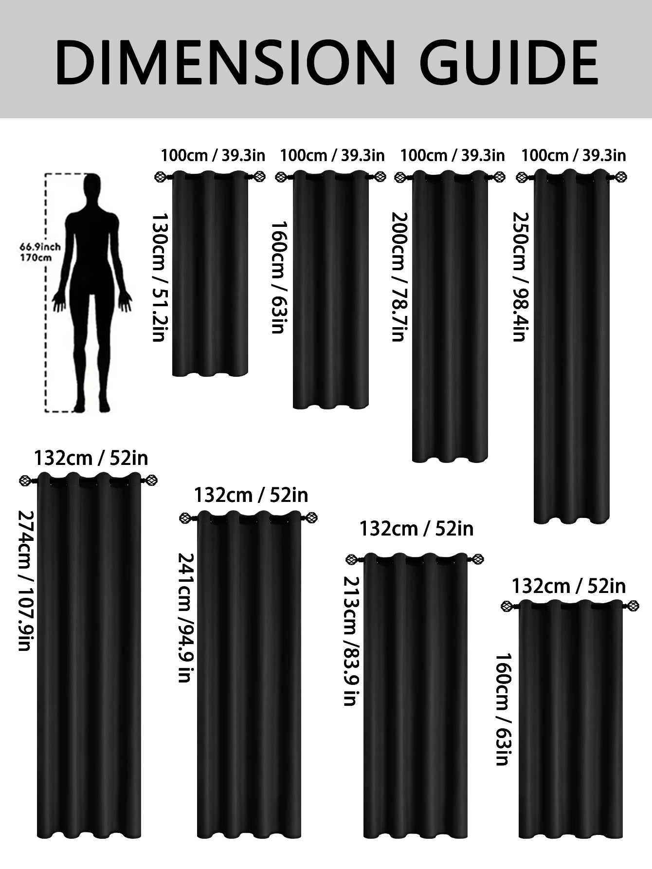 Blackout Curtain Insulated - Modern Style Solid Color Window Treatment with Removable Lining - ZOOMNSTORE