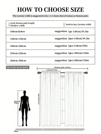 Blackout Curtain Insulated - Modern Style Solid Color Window Treatment with Removable Lining - ZOOMNSTORE