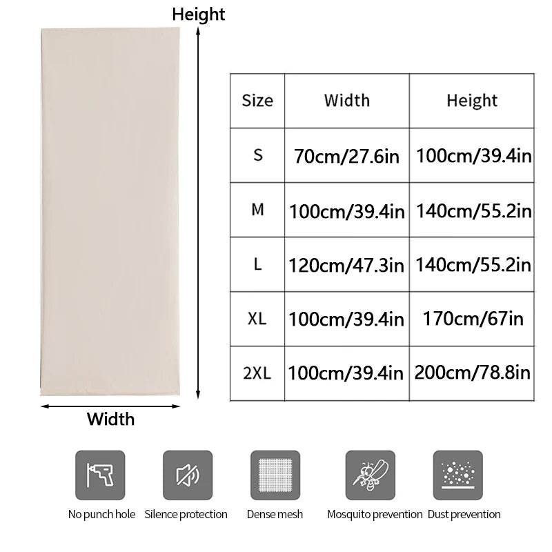 Blackout Curtain - Self-Adhesive Insulation Sunshade for Bedroom  Balcony Privacy - ZOOMNSTORE