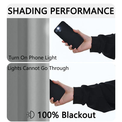 Blackout Curtains - 100 Light Blocking Solid Color for Bedroom  Living Room - ZOOMNSTORE