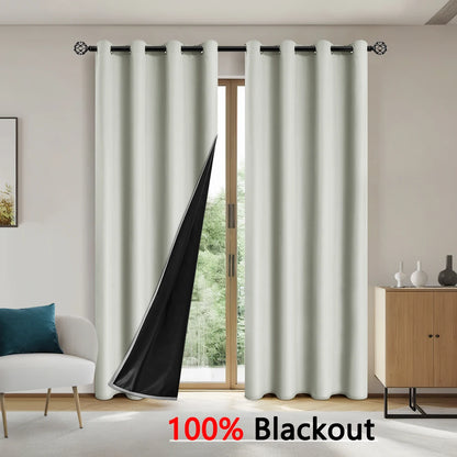 Blackout Curtains - 100 Light Blocking Solid Color for Bedroom  Living Room - ZOOMNSTORE