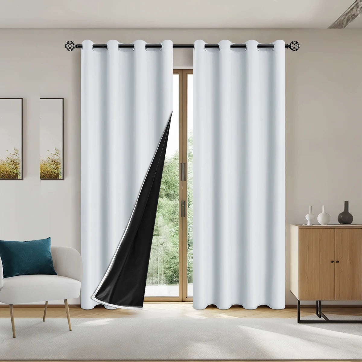 Blackout Curtains - 100 Light Blocking Solid Color for Bedroom  Living Room - ZOOMNSTORE