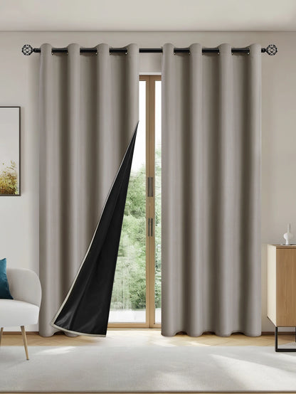 Blackout Curtains - 100 Light Blocking Solid Color for Bedroom  Living Room - ZOOMNSTORE
