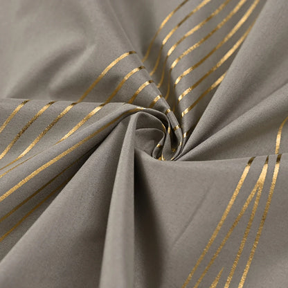Blackout Curtains - Luxury Marble & Wave Pattern Grommet Top Drapes for Living Room - ZOOMNSTORE