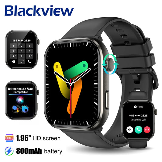 Blackview R60 Smartwatch - 196 AMOLED Fitness Watch with Bluetooth Call  Health Monitoring - ZOOMNSTORE