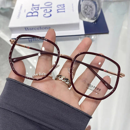 Blue Blocking Glasses - Ultralight Transparent Eyewear with Retro Green Frame for Women - ZOOMNSTORE