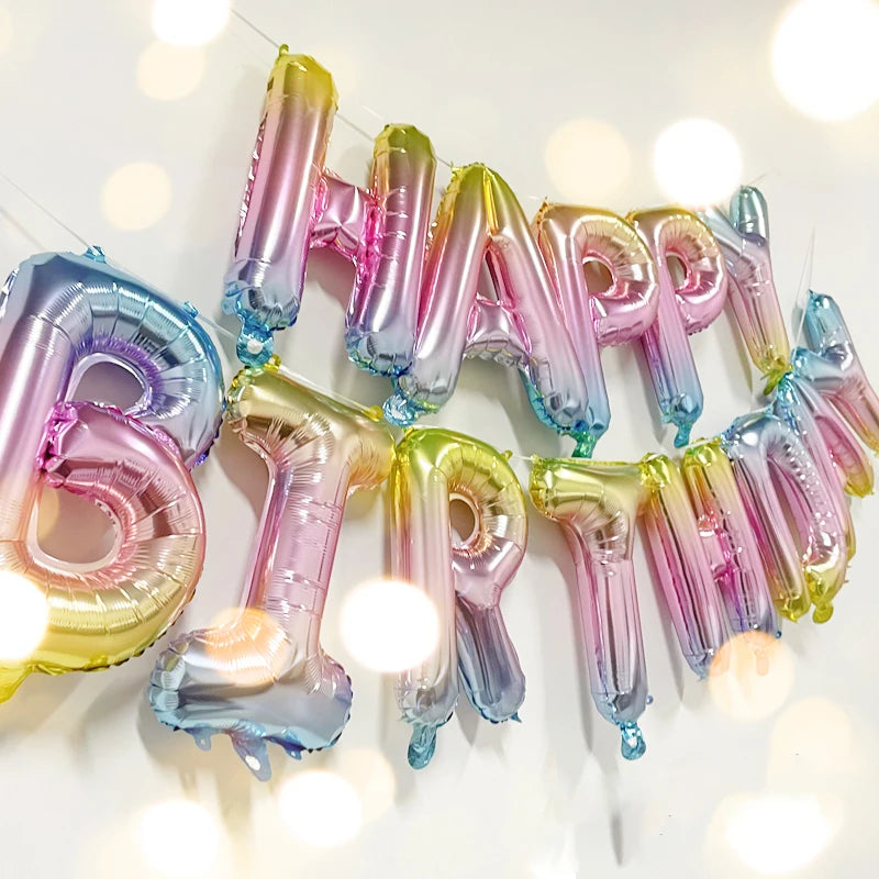 Blue Foil Balloon - Birthday Anniversary Baby Shower Gender Reveal Party Supplies - ZOOMNSTORE