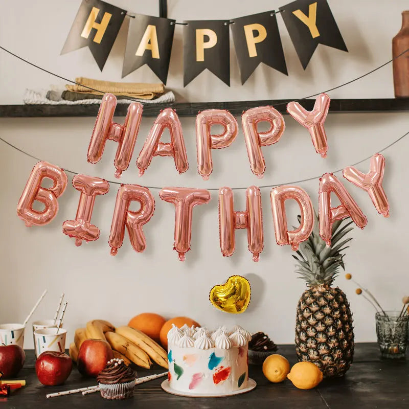 Blue Foil Balloon - Birthday Anniversary Baby Shower Gender Reveal Party Supplies - ZOOMNSTORE