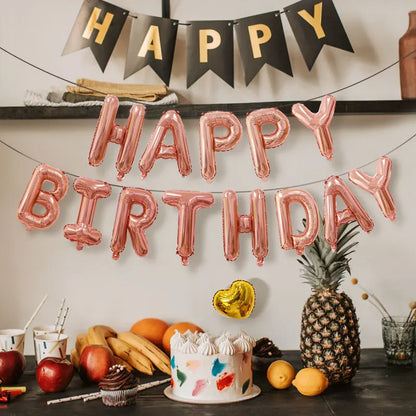 Blue Foil Balloon - Birthday Anniversary Baby Shower Gender Reveal Party Supplies - ZOOMNSTORE