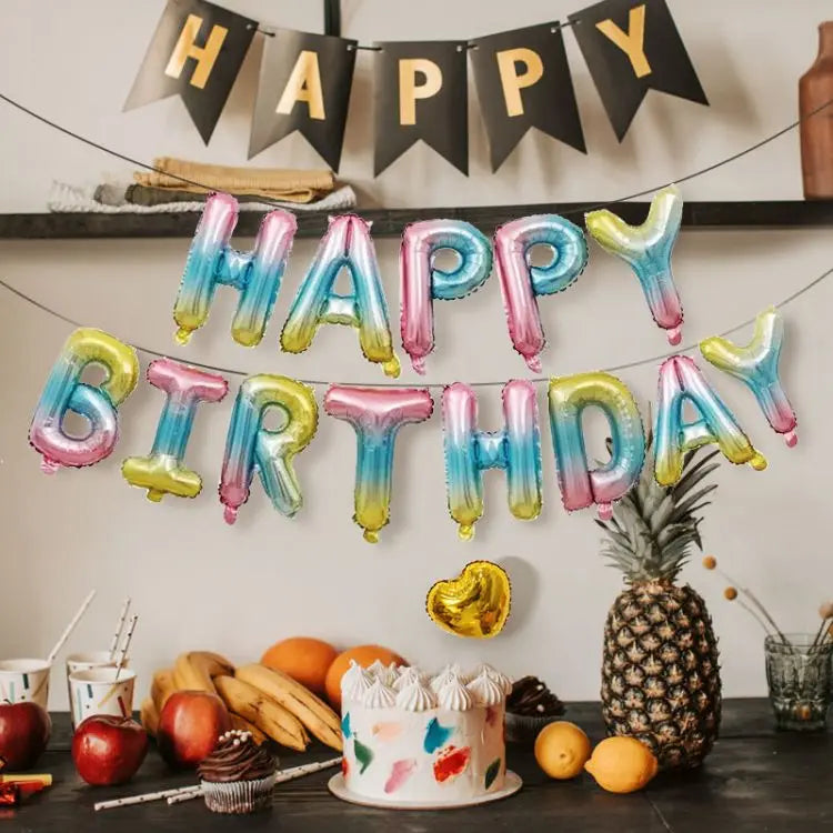 Blue Foil Balloon - Birthday Anniversary Baby Shower Gender Reveal Party Supplies - ZOOMNSTORE