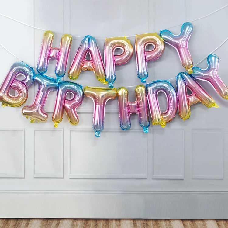 Blue Foil Balloon - Birthday Anniversary Baby Shower Gender Reveal Party Supplies - ZOOMNSTORE