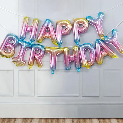 Blue Foil Balloon - Birthday Anniversary Baby Shower Gender Reveal Party Supplies - ZOOMNSTORE