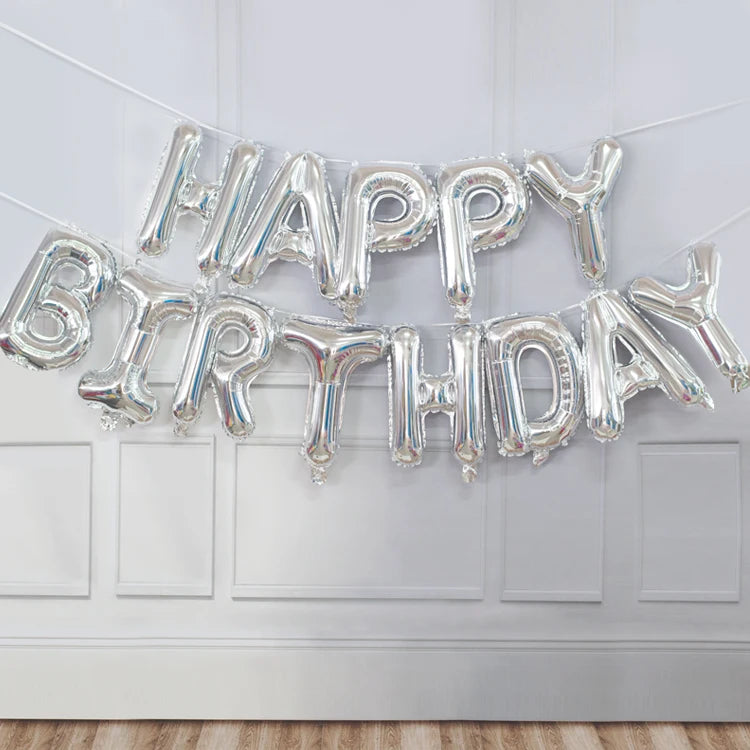 Blue Foil Balloon - Birthday Anniversary Baby Shower Gender Reveal Party Supplies - ZOOMNSTORE
