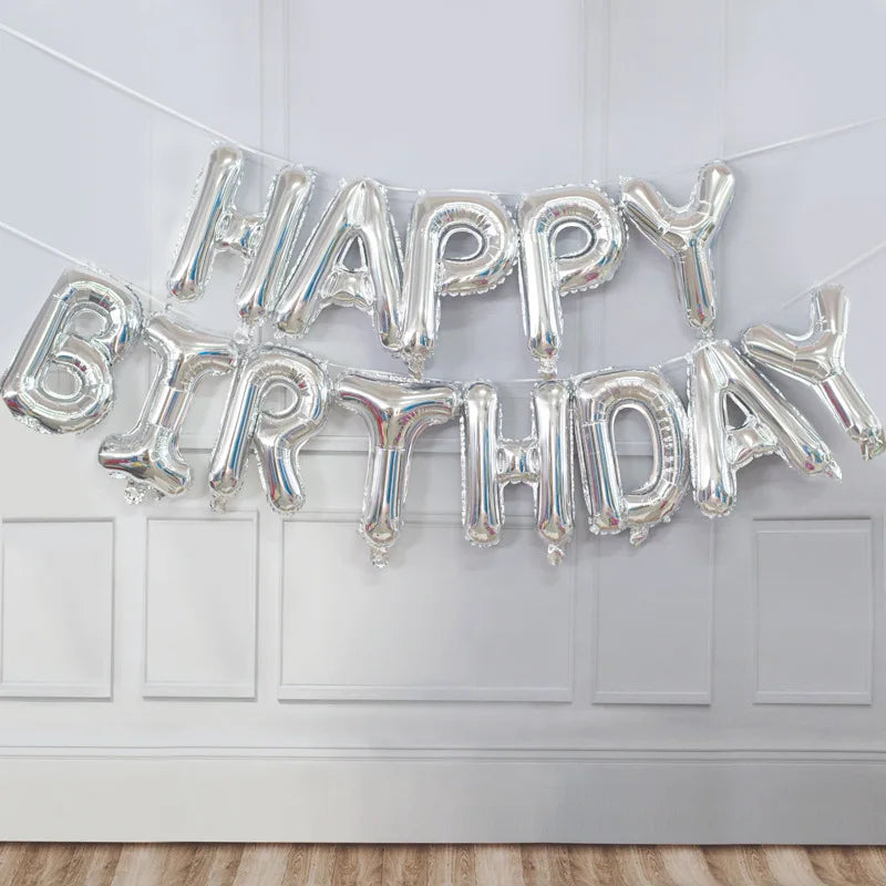 Blue Foil Balloon - Birthday Anniversary Baby Shower Gender Reveal Party Supplies - ZOOMNSTORE