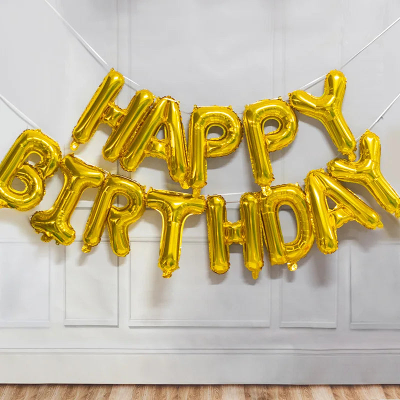 Blue Foil Balloon - Birthday Anniversary Baby Shower Gender Reveal Party Supplies - ZOOMNSTORE