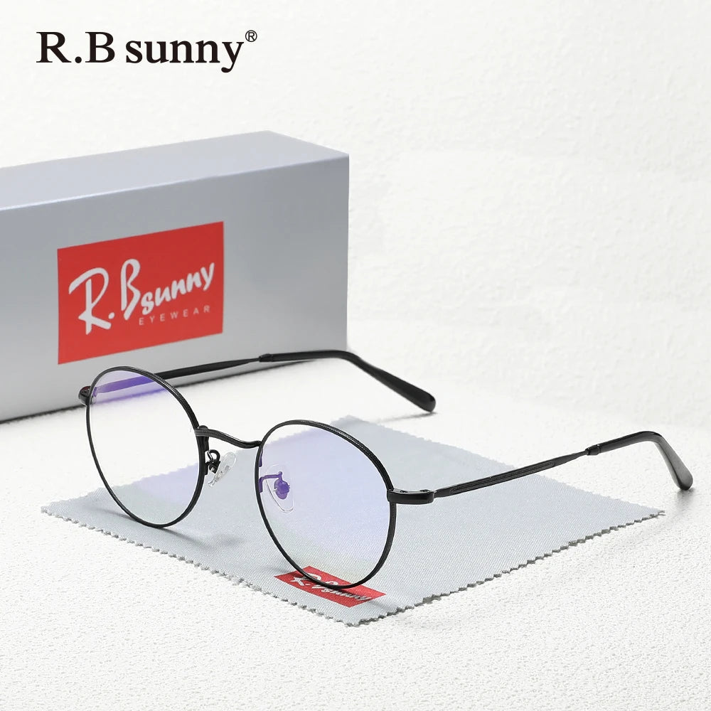 Blue Light Blocking Glasses - Classic Round Clear Lens Computer Protection Eyewear - ZOOMNSTORE