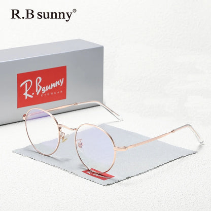 Blue Light Blocking Glasses - Classic Round Clear Lens Computer Protection Eyewear - ZOOMNSTORE