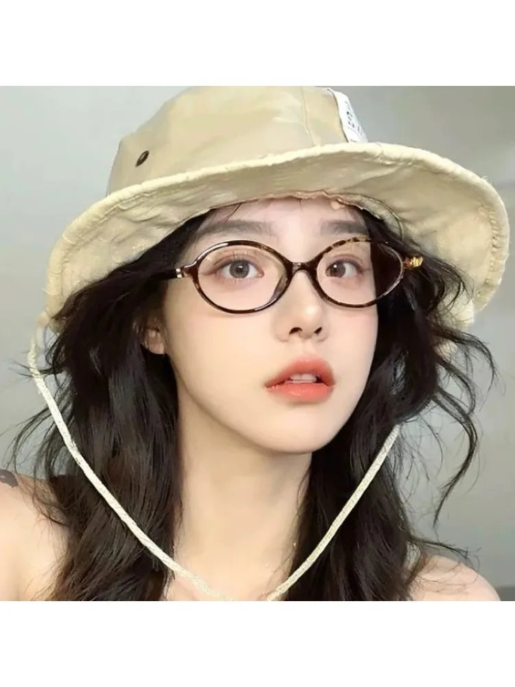 Blue Light Blocking Glasses - Oval Frame Clear Lens Anti Radiation Eyewear - ZOOMNSTORE