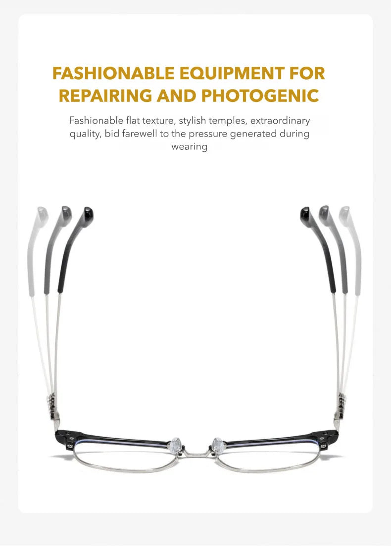 Blue Light Glasses - O-Q CLUB Square Eyeglass Frame with Anti-Reflective Lenses - ZOOMNSTORE