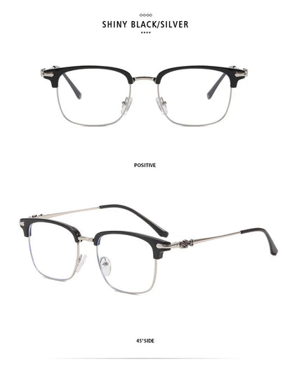 Blue Light Glasses - O-Q CLUB Square Eyeglass Frame with Anti-Reflective Lenses - ZOOMNSTORE