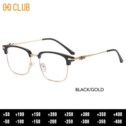 Blue Light Glasses - O-Q CLUB Square Eyeglass Frame with Anti-Reflective Lenses - ZOOMNSTORE