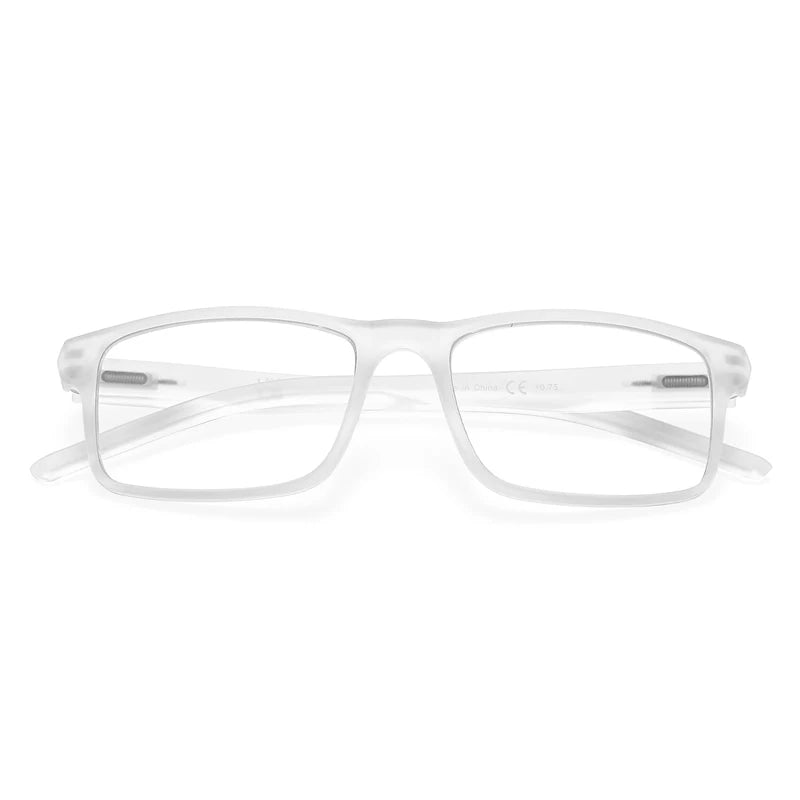 Blue Light Reading Glasses - Lightweight Rectangular Frame Eyeglasses for Men & Women - ZOOMNSTORE