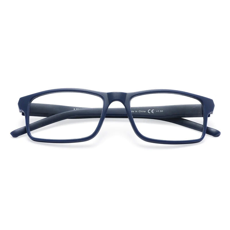 Blue Light Reading Glasses - Lightweight Rectangular Frame Eyeglasses for Men & Women - ZOOMNSTORE