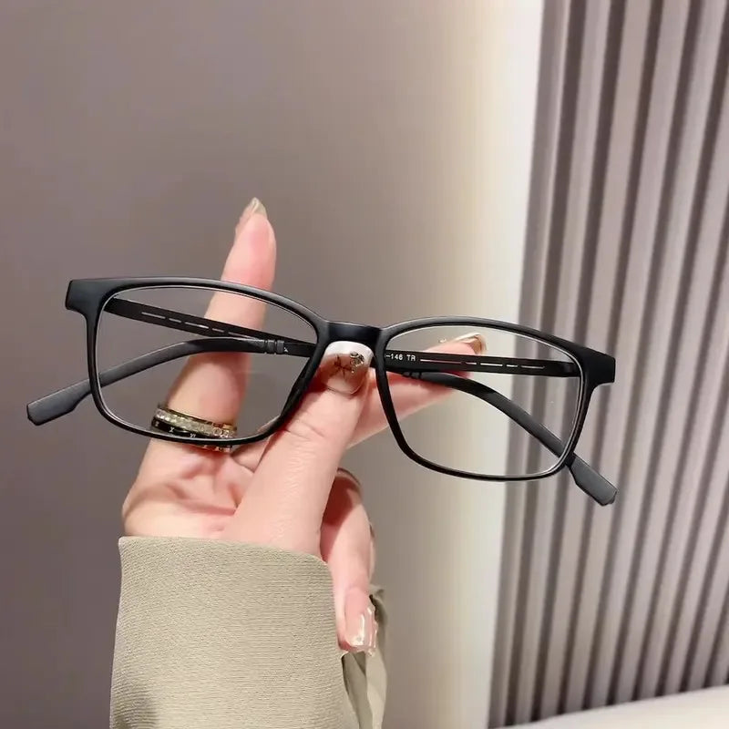 Blue Light Reading Glasses - Unisex Rectangle Frames With Polycarbonate Lenses - ZOOMNSTORE