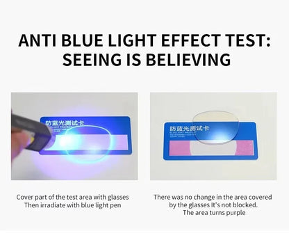 Blue Light Reading Glasses - Unisex Rectangle Frames With Polycarbonate Lenses - ZOOMNSTORE