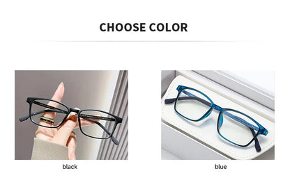 Blue Light Reading Glasses - Unisex Rectangle Frames With Polycarbonate Lenses - ZOOMNSTORE
