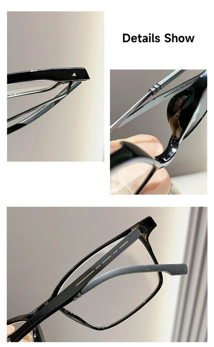 Blue Light Reading Glasses - Unisex Rectangle Frames With Polycarbonate Lenses - ZOOMNSTORE