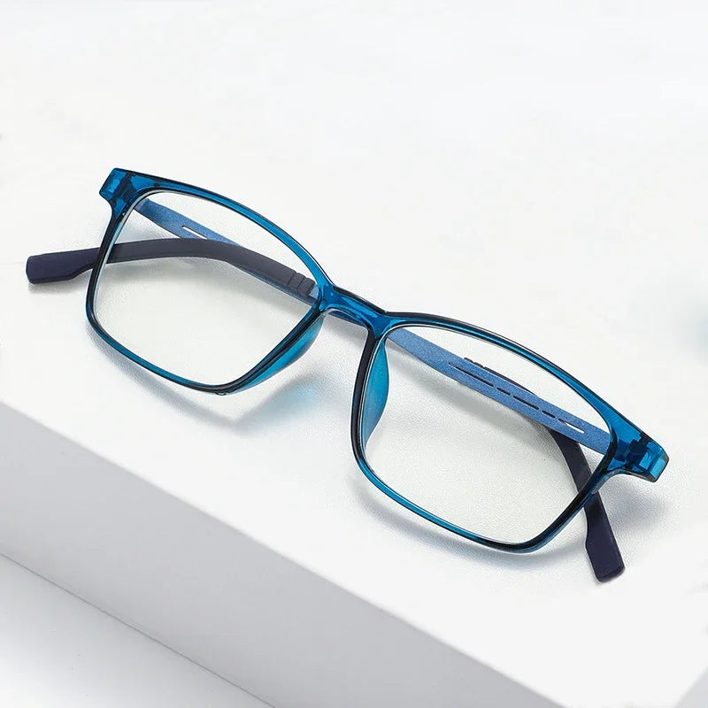 Blue Light Reading Glasses - Unisex Rectangle Frames With Polycarbonate Lenses - ZOOMNSTORE