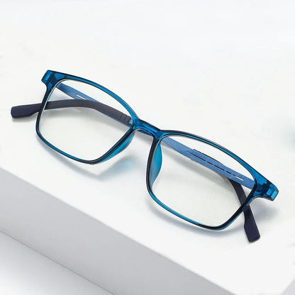 Blue Light Reading Glasses - Unisex Rectangle Frames With Polycarbonate Lenses - ZOOMNSTORE