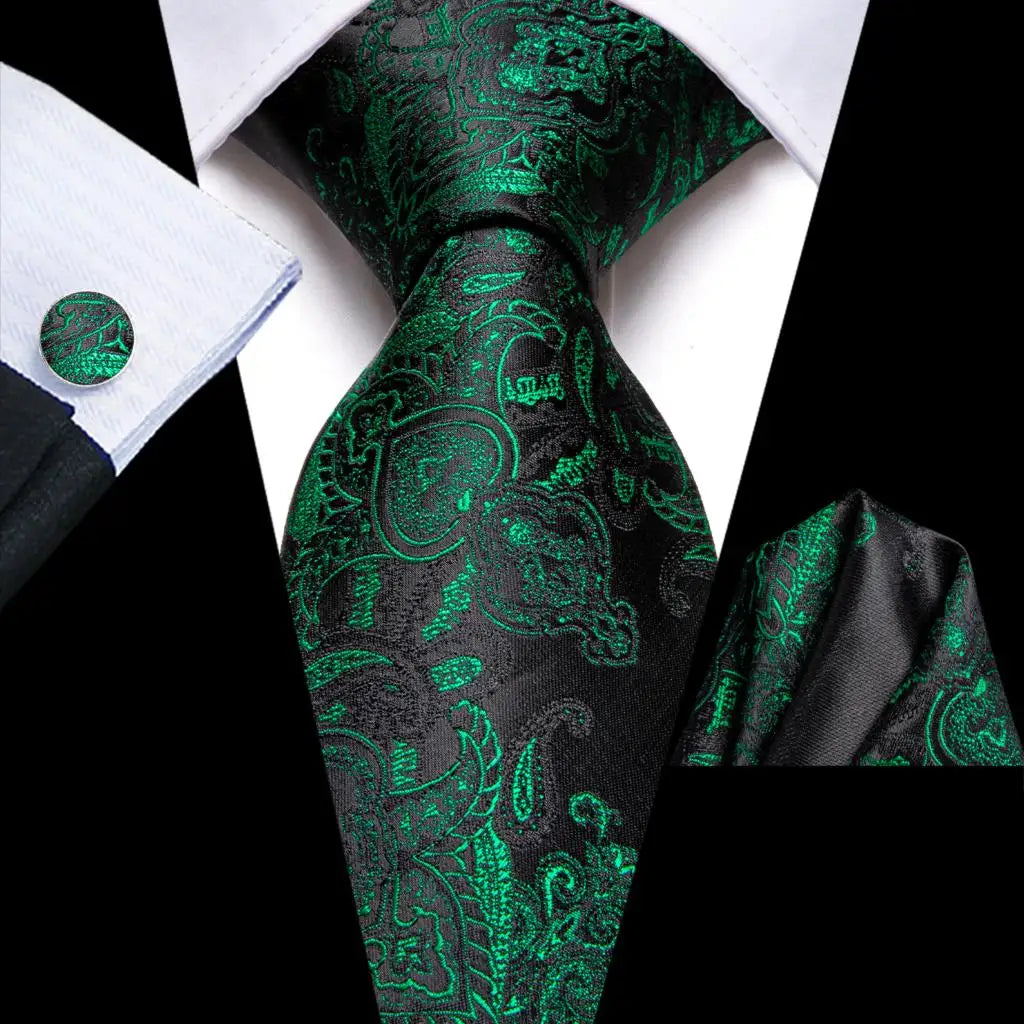 Blue Silk Mens Tie - Formal 100 Silk NeckTie for Weddings and Business - ZOOMNSTORE
