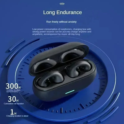 T75 Fone Bluetooth Bone Conduction Headphones - Wireless Sports Earphones with Noise Canceling HD Call - ZOOMNSTORE