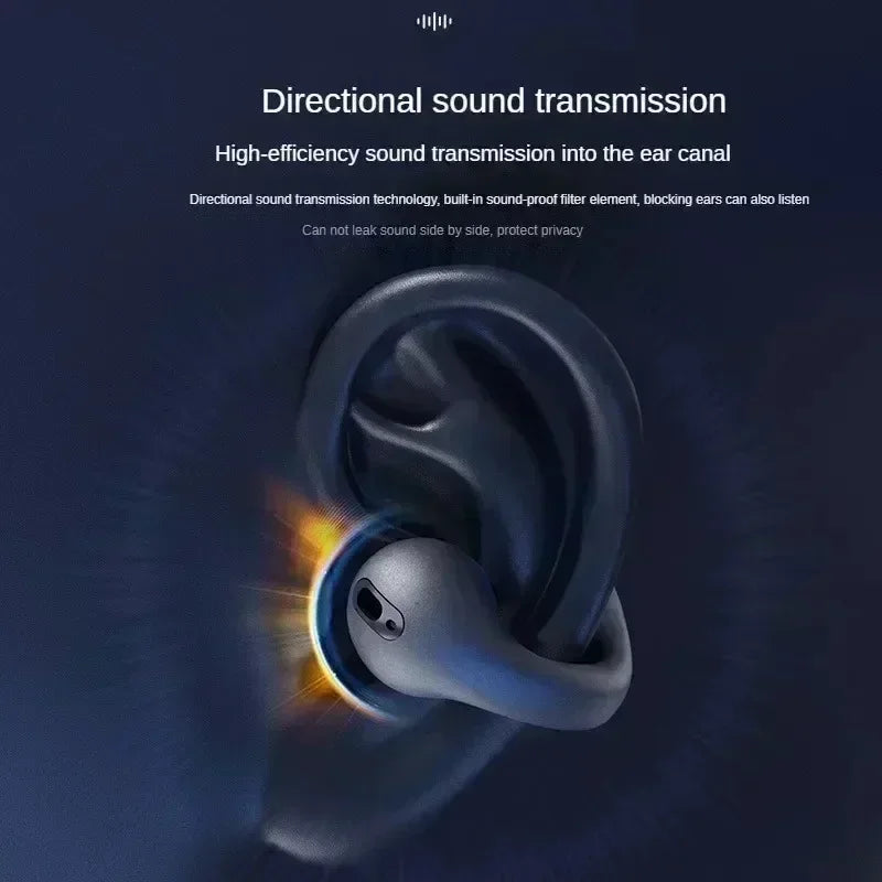 T75 Fone Bluetooth Bone Conduction Headphones - Wireless Sports Earphones with Noise Canceling HD Call - ZOOMNSTORE