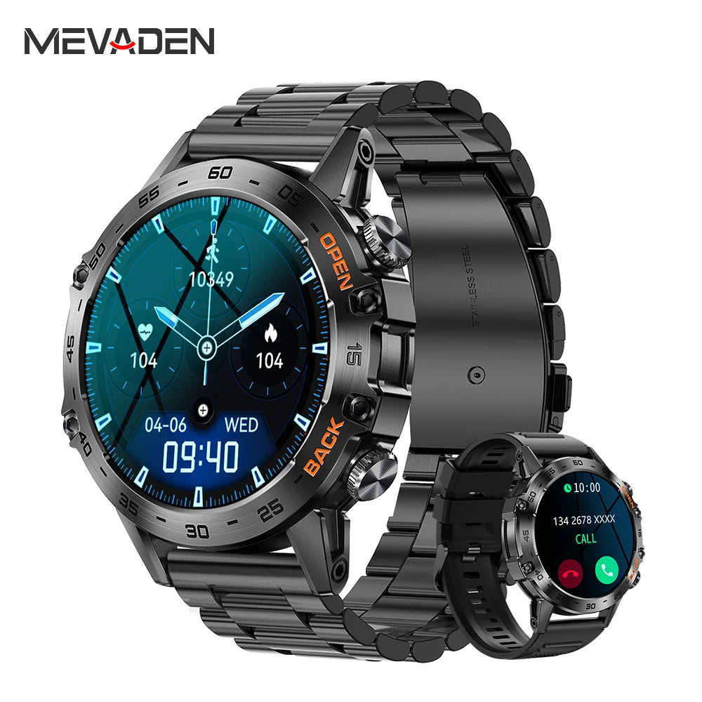 Bluetooth Smart Watch for Men - IP67 Waterproof Fitness Tracker - ZOOMNSTORE