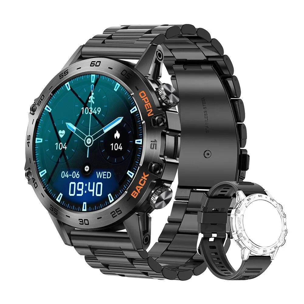 Bluetooth Smart Watch for Men - IP67 Waterproof Fitness Tracker - ZOOMNSTORE