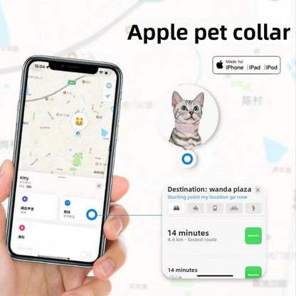 Bluetooth GPS Pet Tracker - Mini Dog GPS Collar with Movement Alert & Remote Locator - ZOOMNSTORE