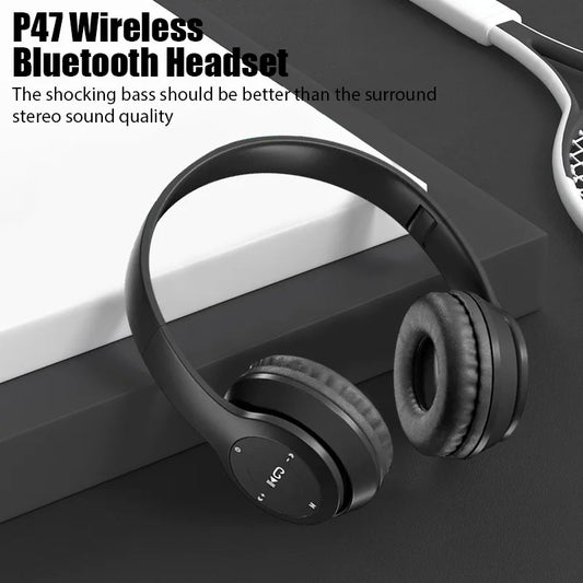 Wireless Sports Earphones - Bluetooth Folding Headset for Huawei  Xiaomi - ZOOMNSTORE